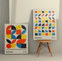 Wallity Cuadros Decorativos de Lienzo Multicolor 50 x 70 cm (2 Piezas)